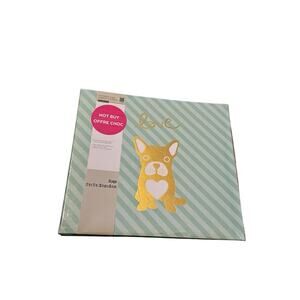 Dog-Themed Scrapbook Album 12x12 Gold Foil Puppy “Love” Design 30 Pages New